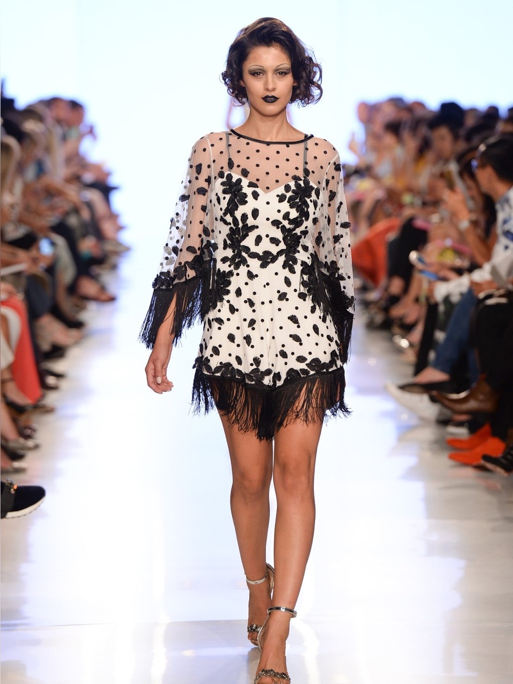 NARCES Embellished Alice Fringe Romper | Size 8 - Picture 6 of 8